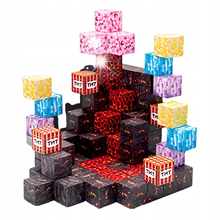 Магнитен конструктор, Woopie, 74 части