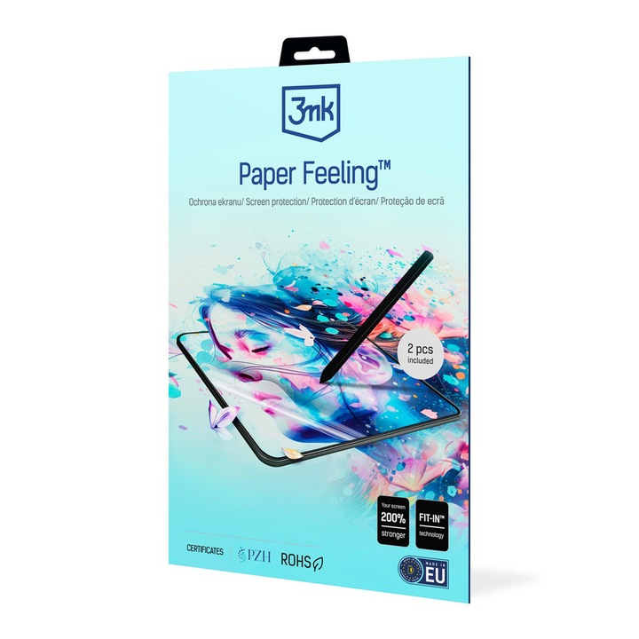 2 db 3mk Paper Feeling védőfólia Xiamo Redmi Pad 2 Pro, 12.1 inch, átlátszó