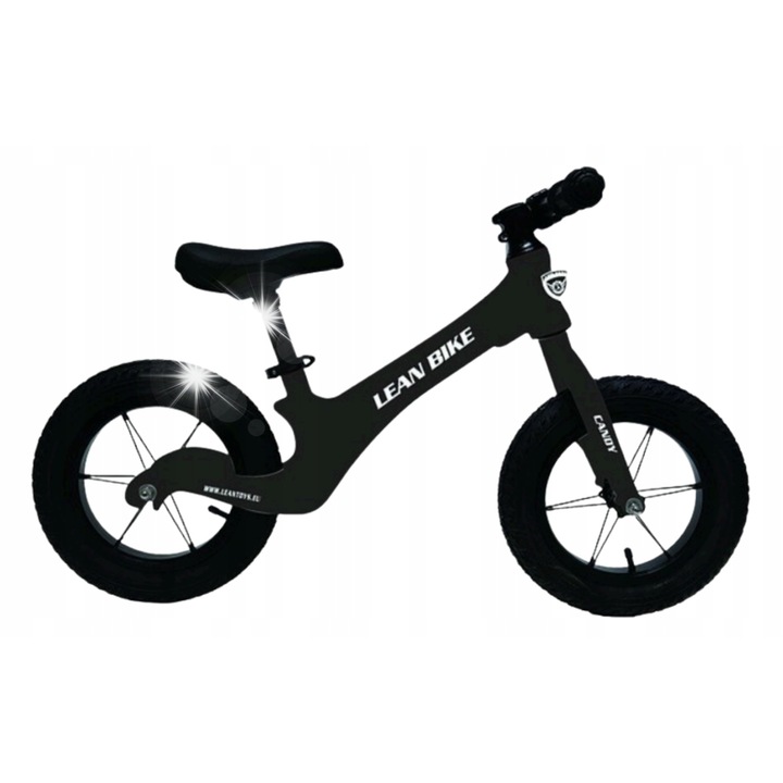 MAGNÉZIUM futóbicikli, magnézium váz, fújható gumik, 31cm, 3-6 év