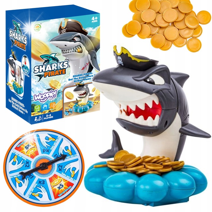 Társasjáték, Wsciekly Rekin, többjátékos, hanghatások, teljes készlet