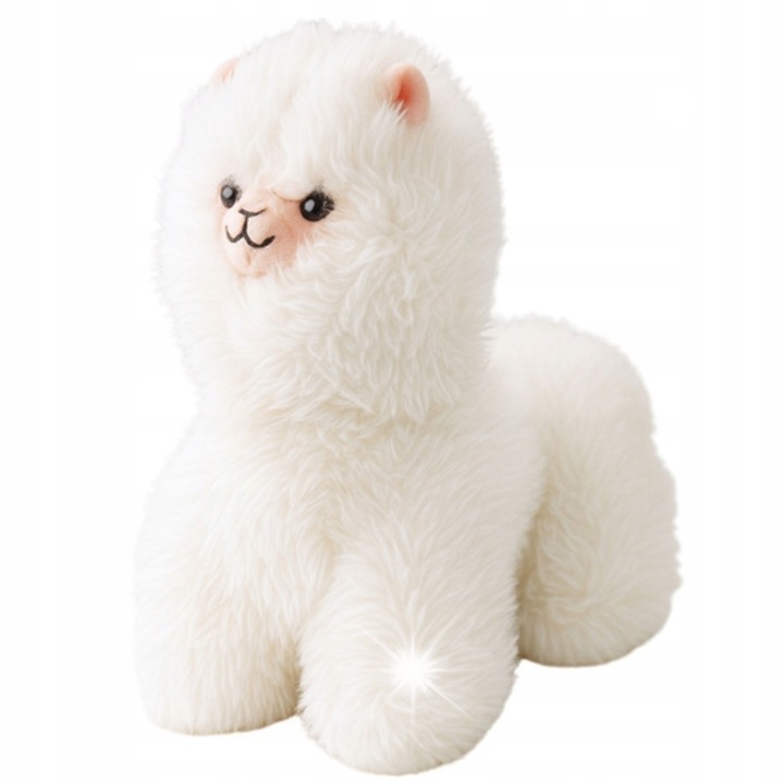 Плюшена играчка, Бяла лама, 40x40см, комплект