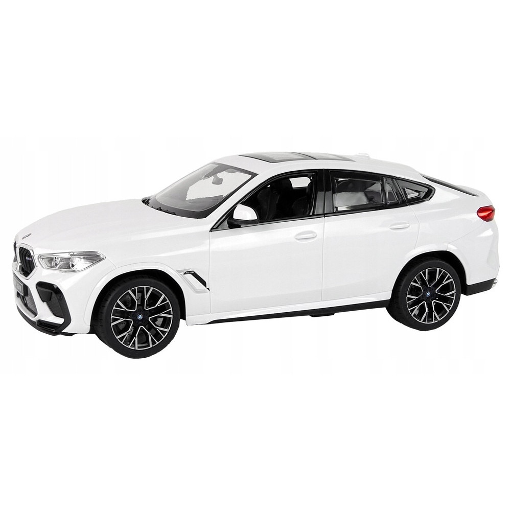 Masinuta R/C Bmw X6 M 1:14, Rastar, alb, 35x13x14cm, set cu pilot