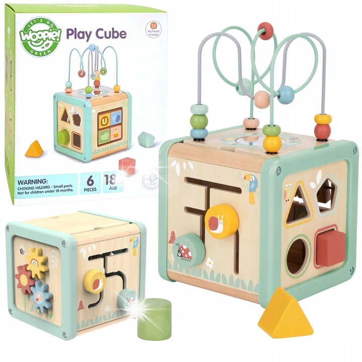 Jucarie interactiva pentru bebelusi, multifunctionala, Woopie