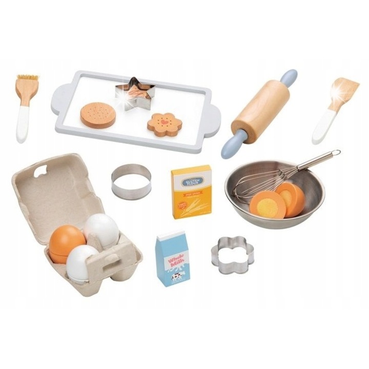 Sütés tanuló készlet gyerekeknek, Lelin, 26x19x8.5cm, többszínű