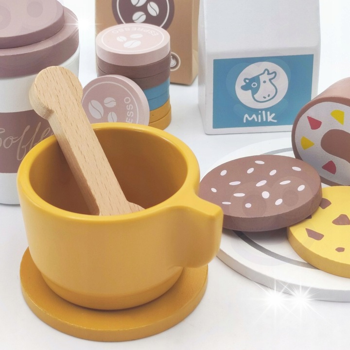 Woopie Zöld Gyermek Konyhakészlet, Kávéfőző, 25 darab, 3+ éves kortól