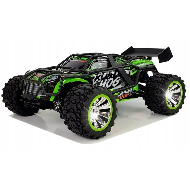 Офроуд кола LEAN Toys 1:18, 35 км/ч, контрол на скоростта, зелена