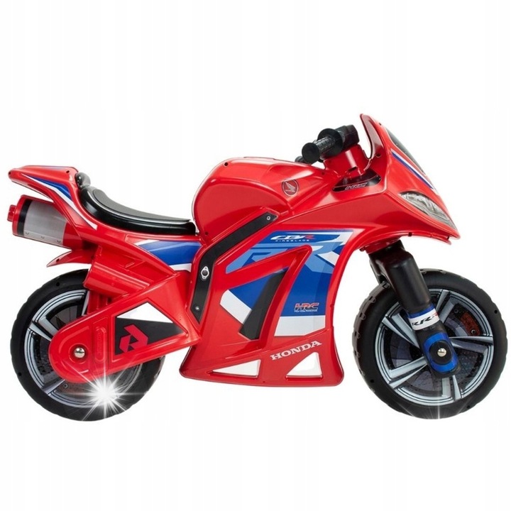 Детски балансиращ мотор Honda CBR Fireblade, 41см височина на седалката, 58см височина на кормилото, комплект за деца над 3 години