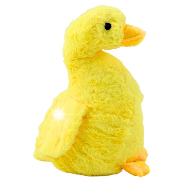 Плюшена играчка, LEAN Toys, жълта патица, 40см, 40x20x30см