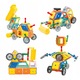 Комплект за изграждане Klocki Magnetyczne 3D Pojazde 80el., Woopie