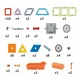 Комплект за изграждане Klocki Magnetyczne 3D Pojazde 80el., Woopie