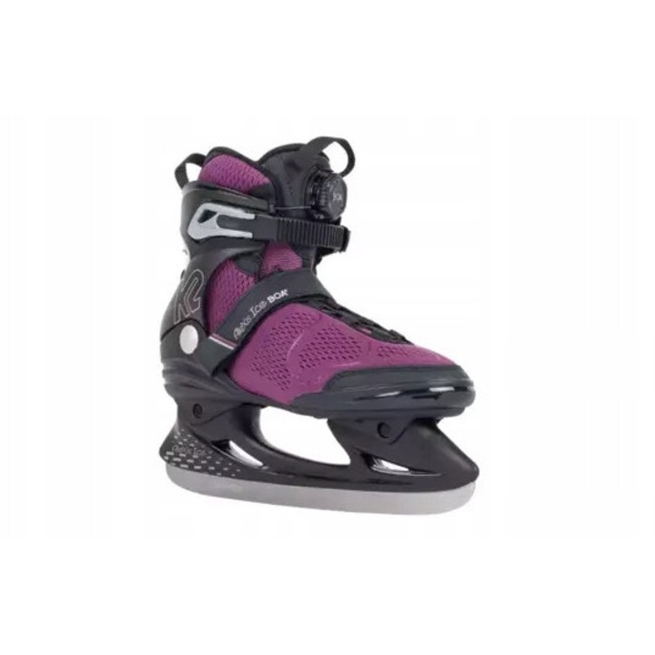 K2 Alexis Ice Boa korcsolya, 42-es, fekete és lila, női, BOA rendszerrel