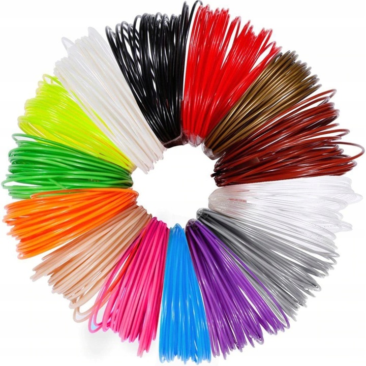 Pix 3D pentru copii, set cu 200m consumabile, suport, carti cu modele, multicolor, 18,5x2,8x4,1cm