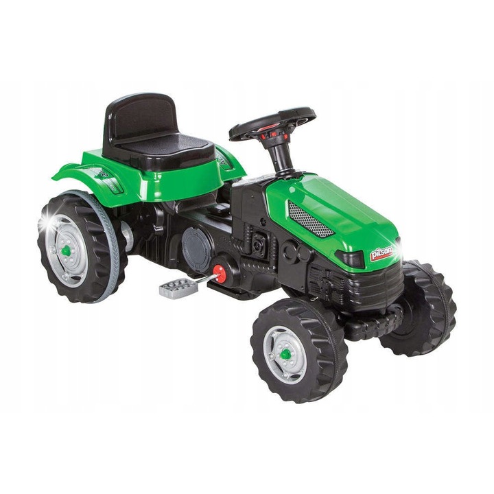Woopie Farmer GoTrac pedálos traktor, zöld, 51x95x51cm, csendes kerekek