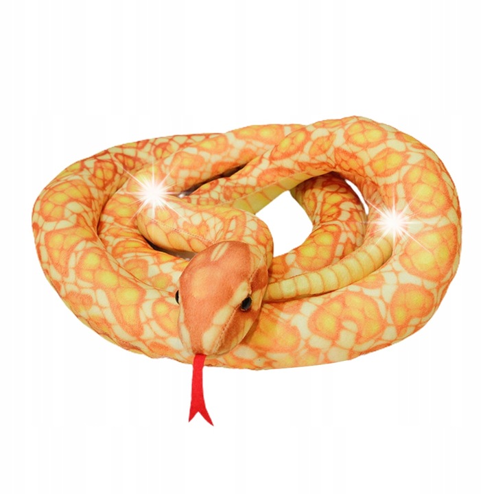 Плюшена играчка, Waz, 300x35x20см, жълта, унисекс