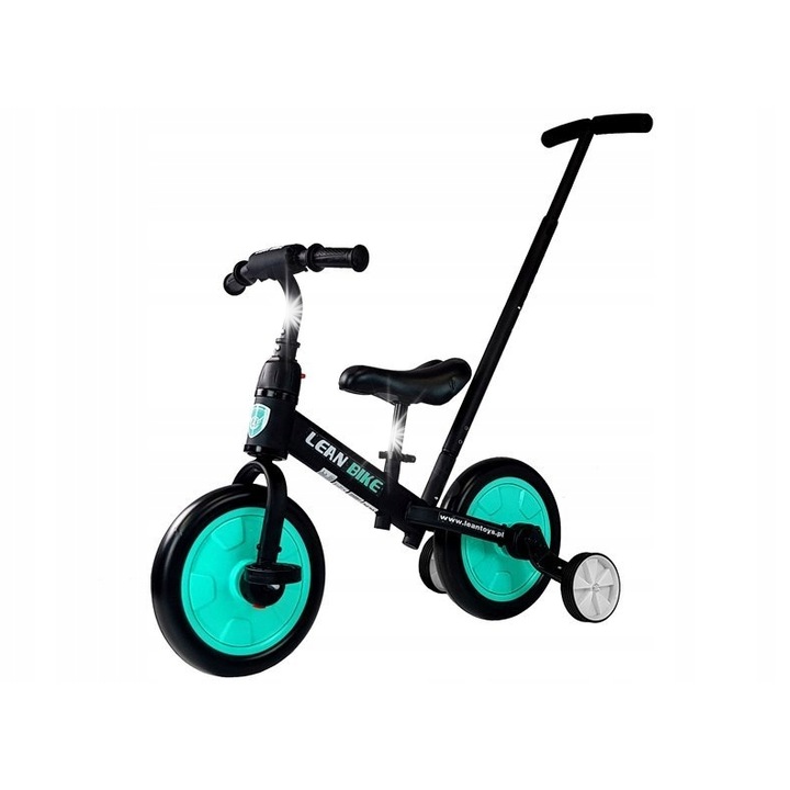 Триколка LEAN Toys 3 в 1, разглобяема, с EVA колела, многоцветна, 69x19x29см