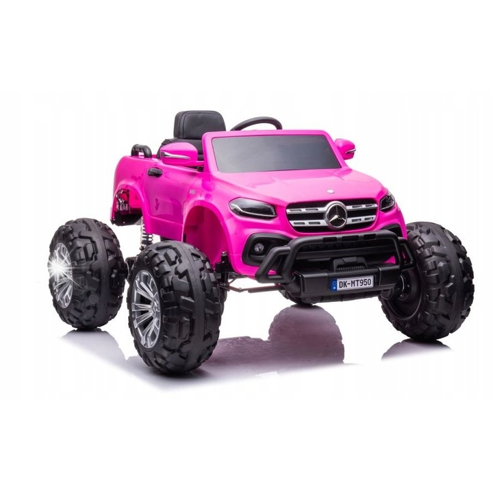 Електрическа кола за деца Mercedes DK-MT950, розова, 4x45W, 122x104x74см, комплект с дистанционно управление