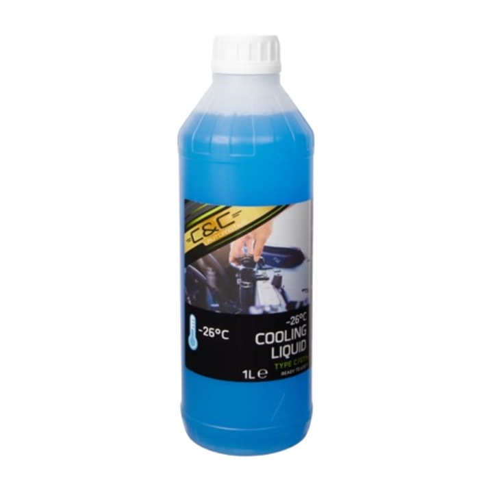 Lichid de racire, Antigel, C&C, -26°C, Gata de utilizat, C/G11, 1 L