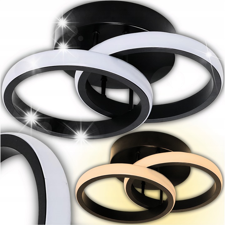 Плафониера LED Мемфис, 30W, 3 цвята, 14x3x25см