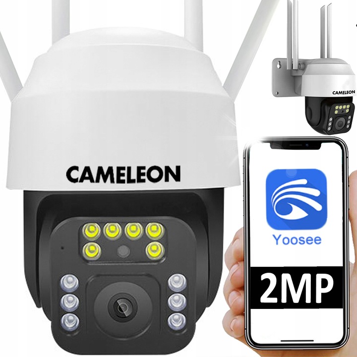 Camera de supraveghere exterioara, A-TION, 0275, Full HD 1920x1080p, zoom 4x, vedere nocturna, IP66
