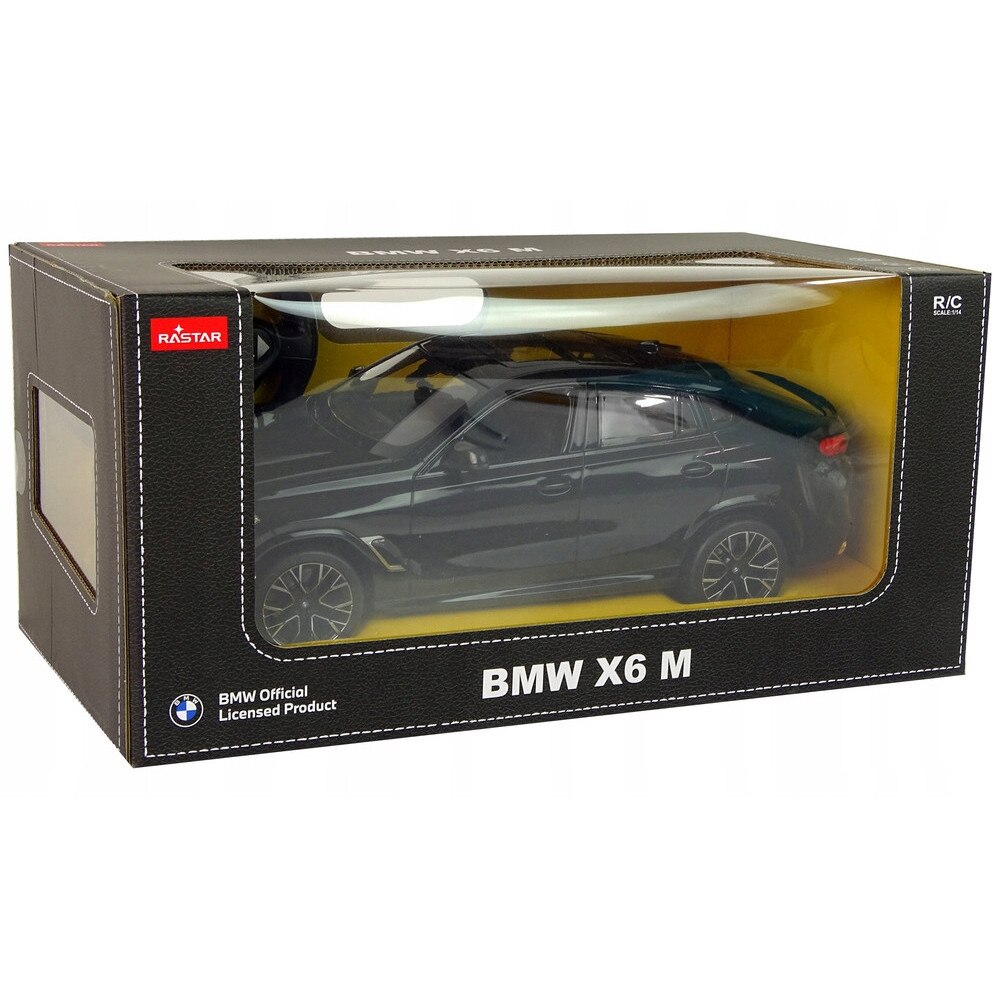 Masinuta R/C Bmw X6 M 1:14 set, neagra, 35x13x14cm - eMAG.ro