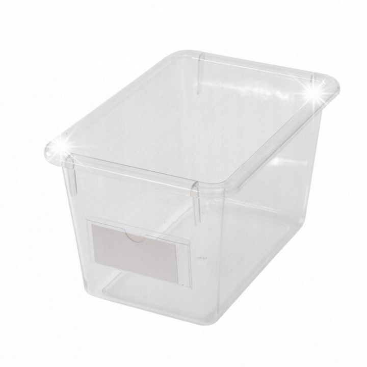 Set 6 recipiente acrilice pentru elemente tabla STEM, Masterkidz