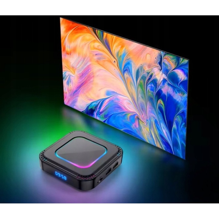 Медиаплейър 4K, Android 13, Bluetooth, WiFi, комплект