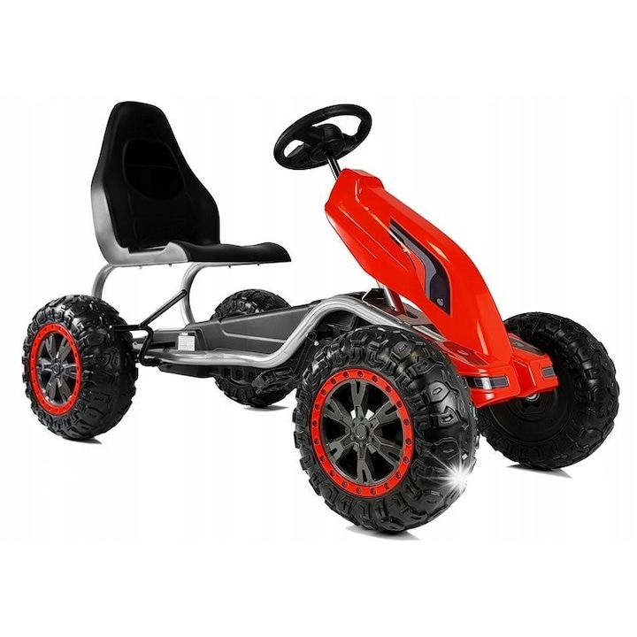 Карт Ramiz STRONG с дунапренови колела, спирачка, размери 135x75x91см, за деца от 6 години