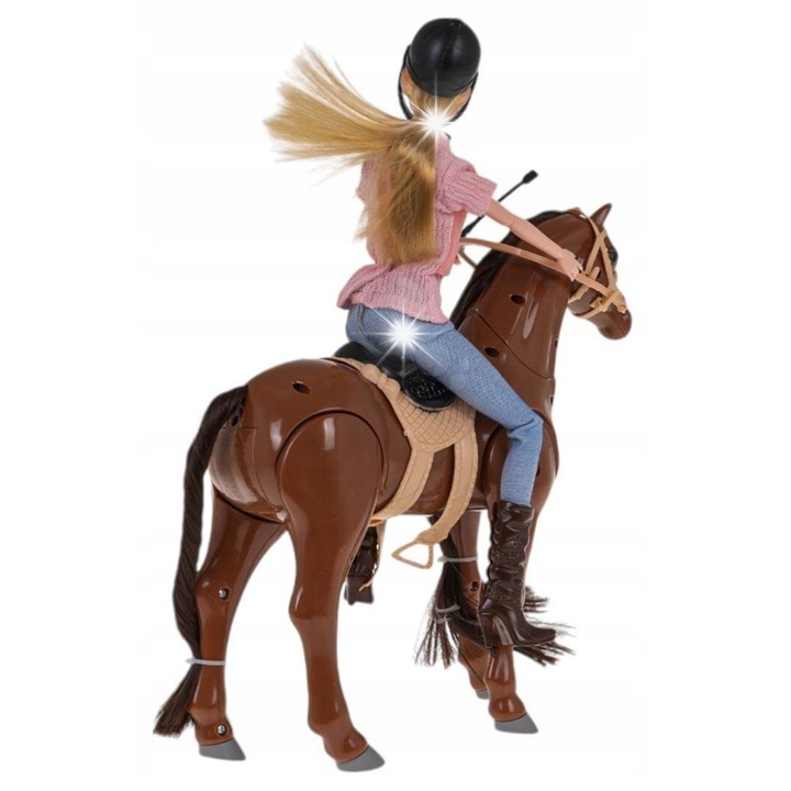 Babakészlet interaktív lóval, 25x25x6cm, 31x7x4cm, 38x29x13cm