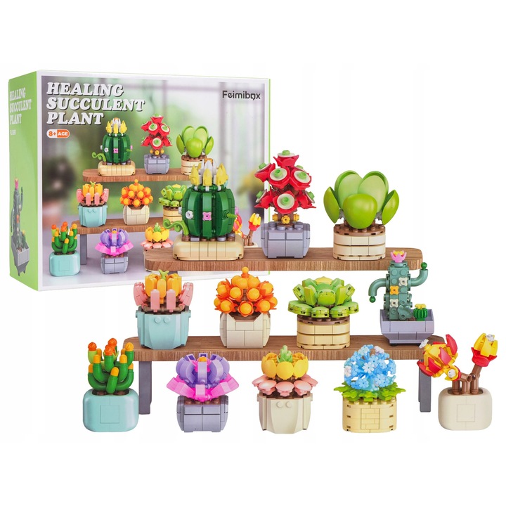 Комплекти за конструиране, Ramiz, KWIATY, 1051 части, многоцветен