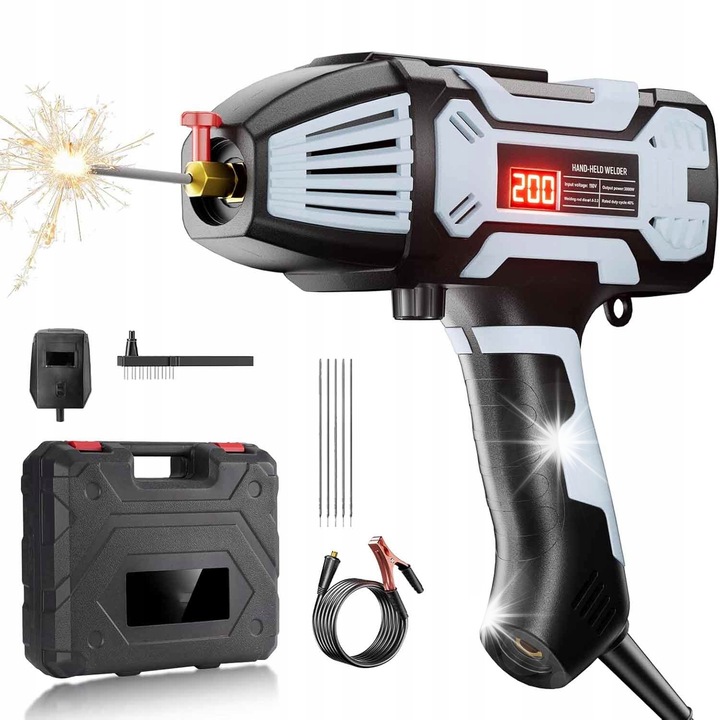 Elektromos hegesztőgép, 3000W, mobil, könnyű