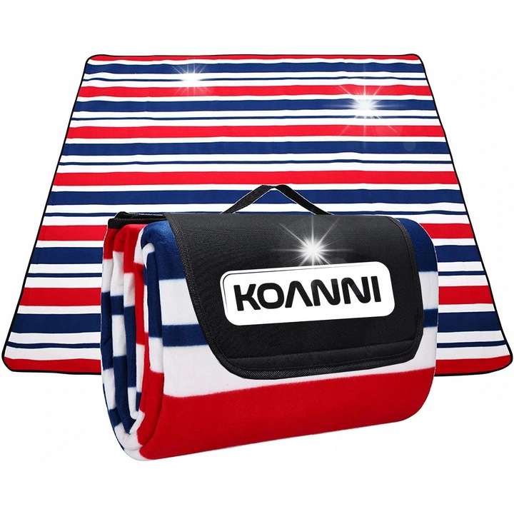 Къмпинг шалте Koanni, 200x200см, водоустойчиво, лесно за почистване, с дръжка за носене