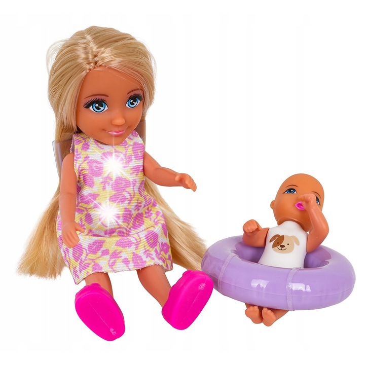 Ramiz bábszett, szülők és gyermek, mozgatható lábak, többszínű