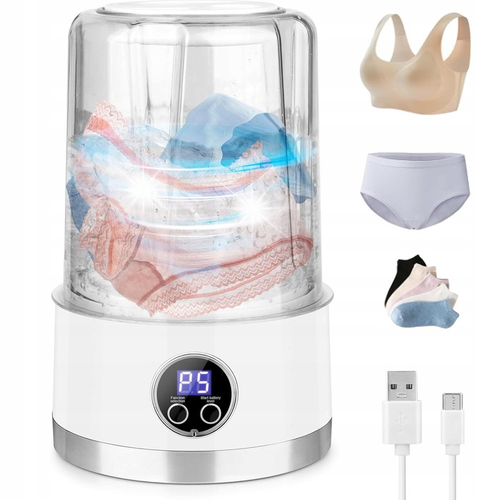 Мини пералня 360° Деликатно пране за бебешки дрехи