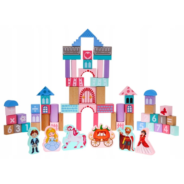 Комплект за конструиране за деца, Ramiz, 67 елемента, многоцветен, 30x34см