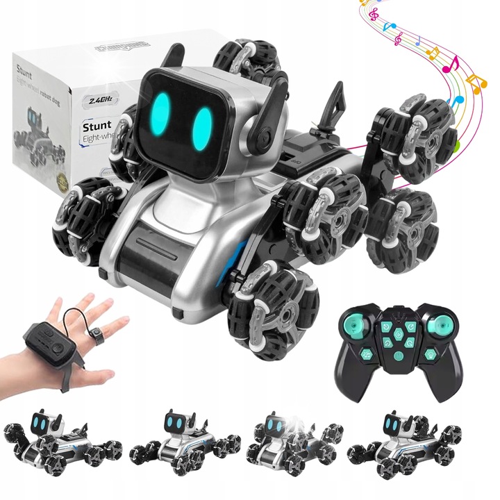 Интерактивен робот играчка с програмиране и управление с жестове, комплект