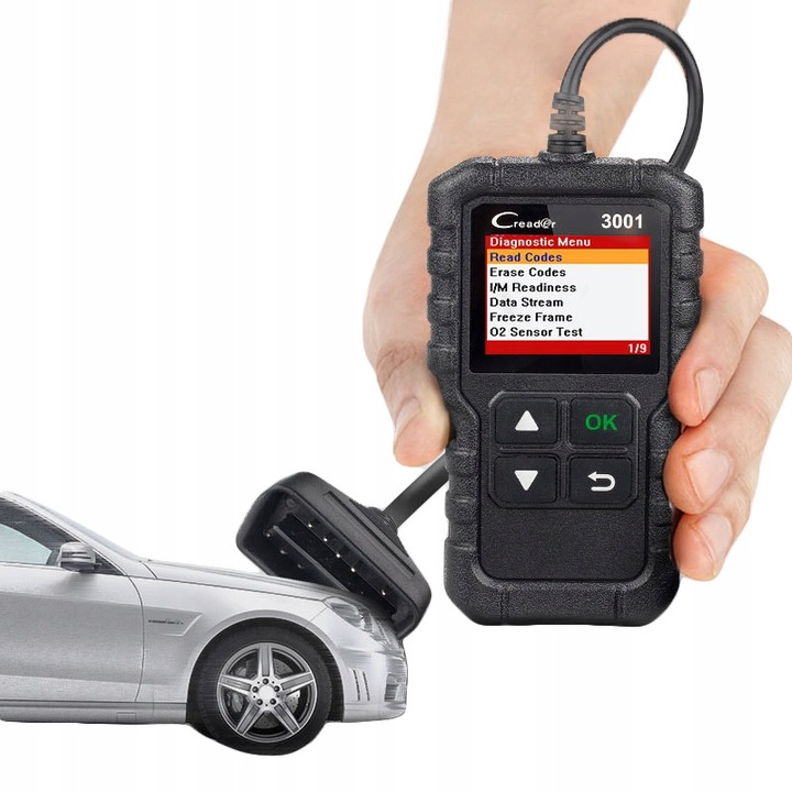 Scanner diagnostic OBD2 Launch Creader 3001, citire coduri, stergere coduri, dimensiune miniatura