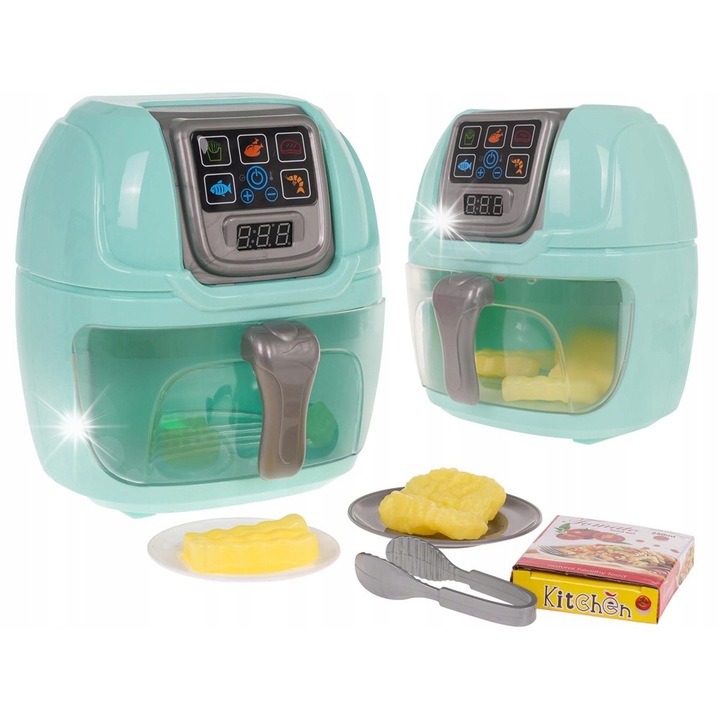 Ramiz Airfryer gyerek konyha, fényekkel és hangokkal, 16x19x15cm, tartozékokkal