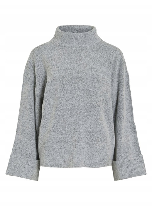 Női pulóver, Vila, Világosszürke, XS INTL