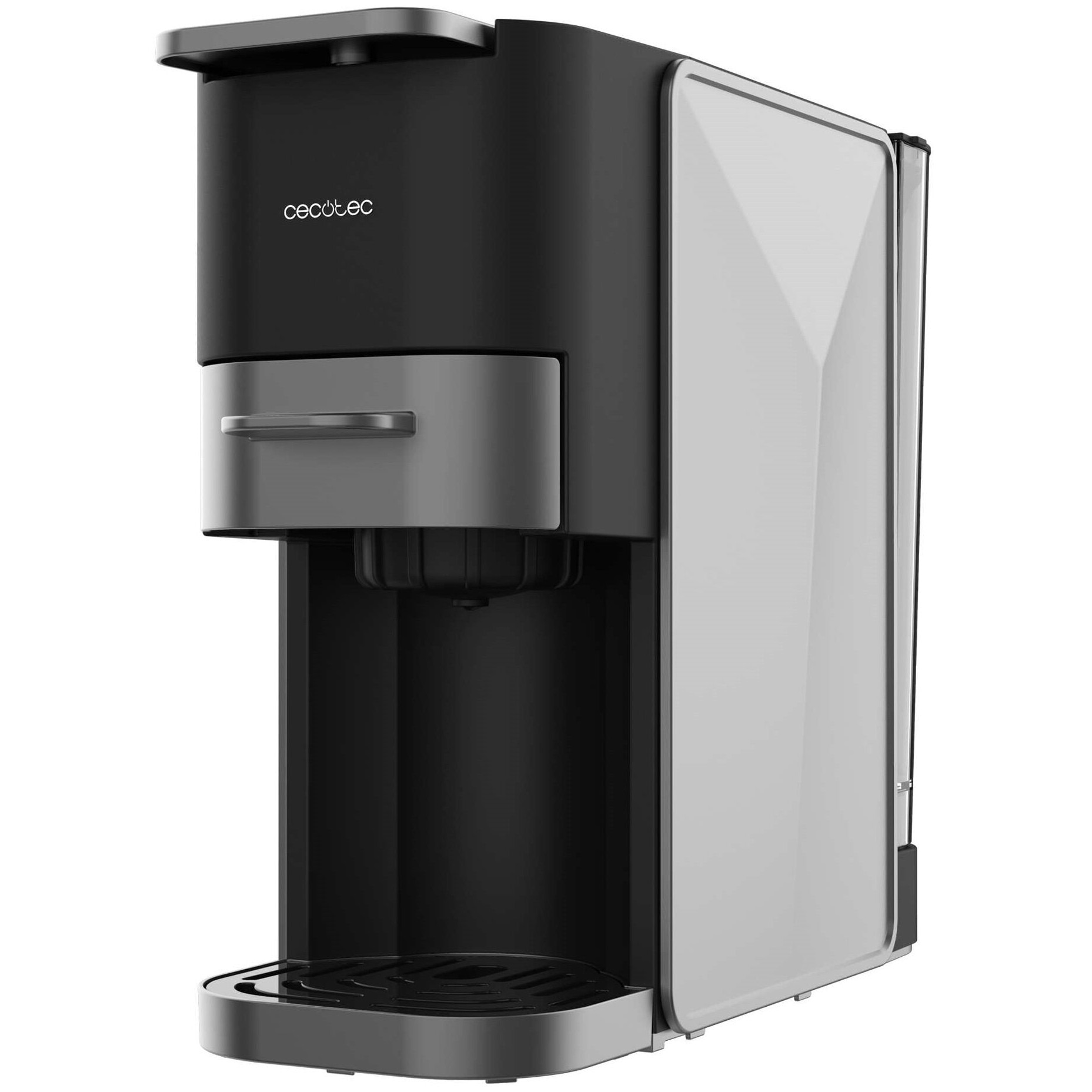 Cafetieră CECOTEC Freestyle Compact, inox, 1000 W, 1.25 l, negru