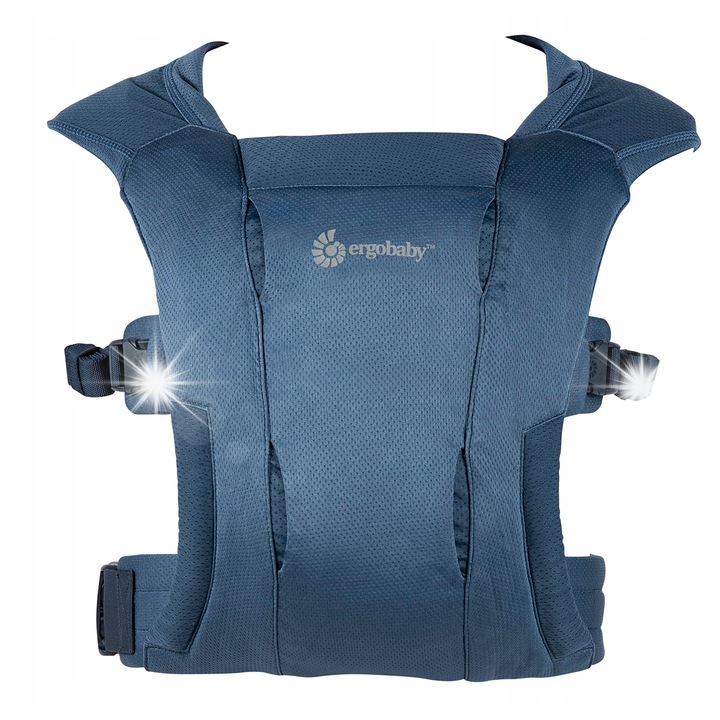 Ергономична раница Ergobaby Embrace, Soft Air Mesh, синя, 0-11.3 кг