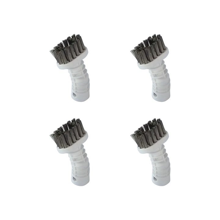 Capete de perii pentru masina de curatat cu abur, Pentru Masina de Curatat cu Abur ZQ-001 - Set 4 Perii de Inlocuire din Sarma