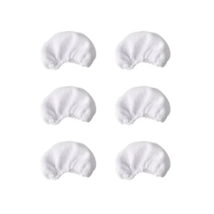 Set 6 huse de înlocuire pentru capete de perii, PRUINKLE, pentru aparat de curățat cu abur, la rețea, multicolor