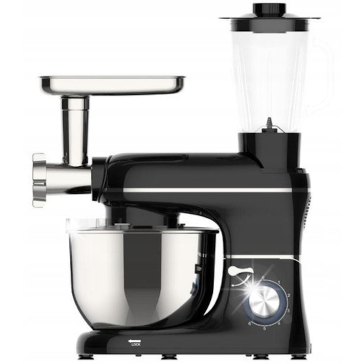 Robot de bucatarie Sencor STM 7910, 1500W, inox, 6l, gri