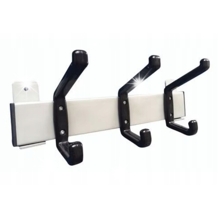 Cuiere, fehér, fekete kampókkal, 71cm