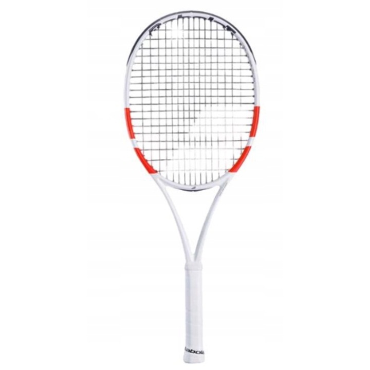Мини тенис ракета Babolat Pure Strike, 25.5 см, бяла