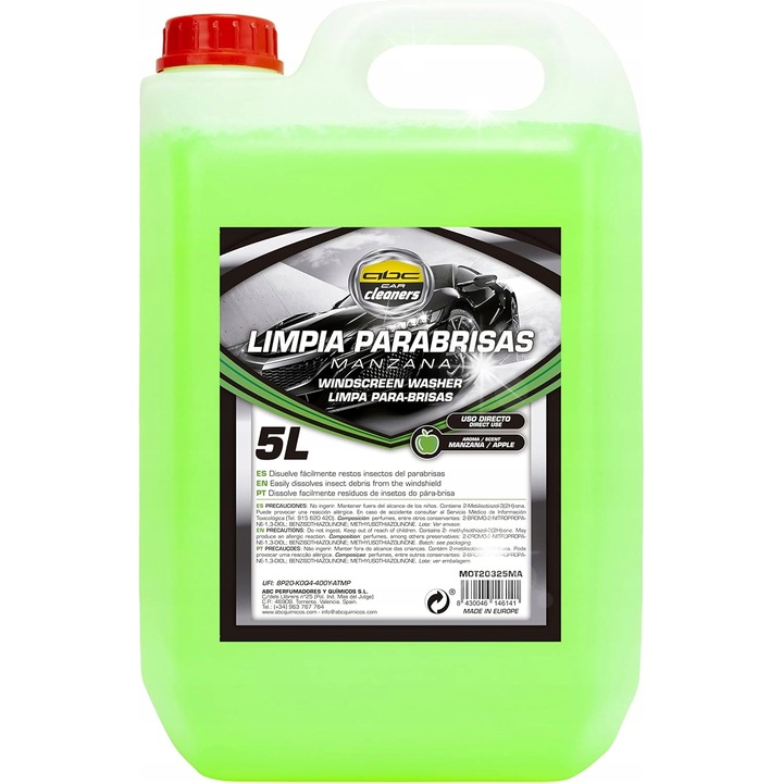 Detergent vase, Plyn de spalare ABC, parfum de mar, 5 litri