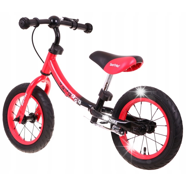 Велосипед за баланс Ramiz Boomerang 10"/12", помпащи гуми, V-BRAKE спирачка, многоцветен, 4,5 кг