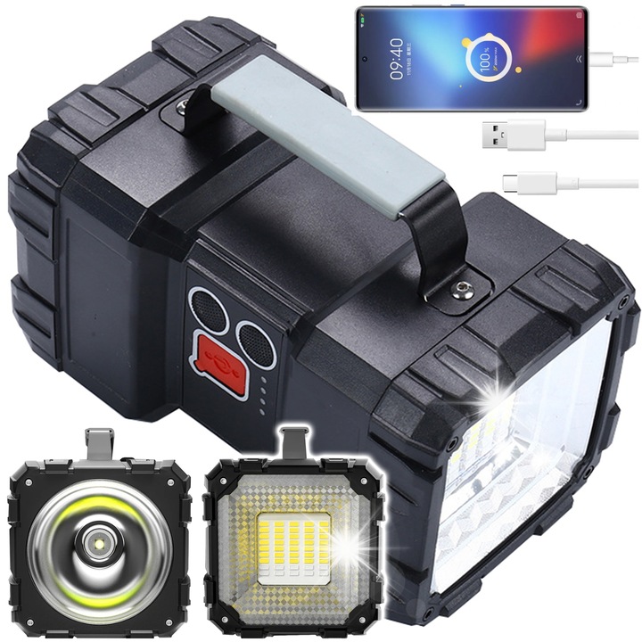 Lanterna Gotel Biwakowa Akumulatorowa 10Ah, 800lm, IPX5, 18x10x13cm