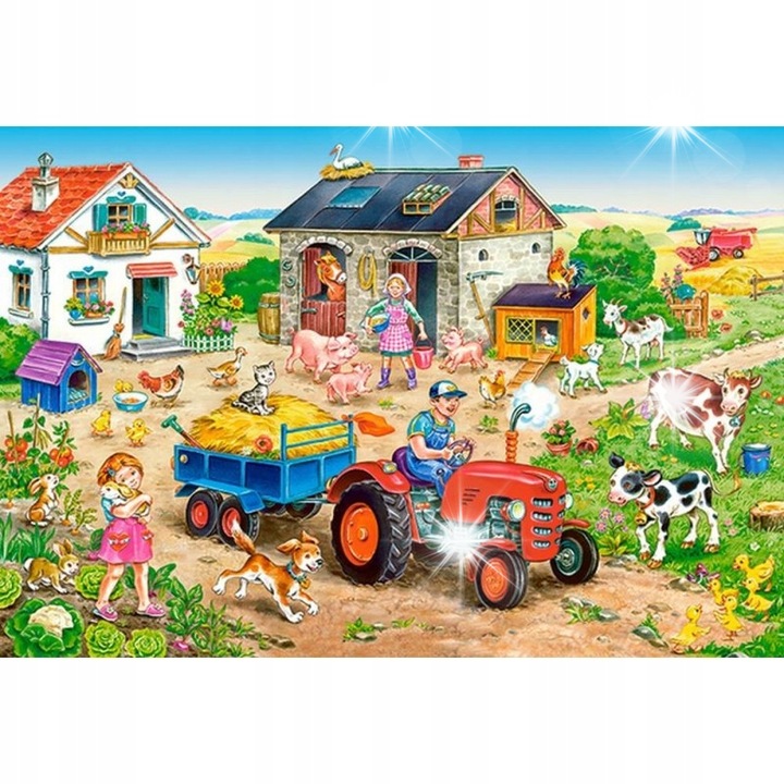 Пъзел 40 Maxi Castorland, комплект, големи елементи, 4 години, многоцветен