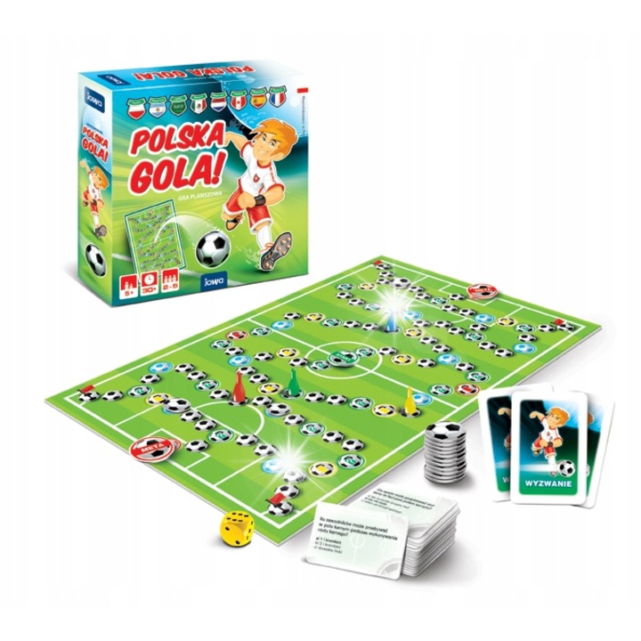 Társasjáték, POLSKA GOLA JAWA, 5 éves kortól, 5 játékos, mérete 30x45cm
